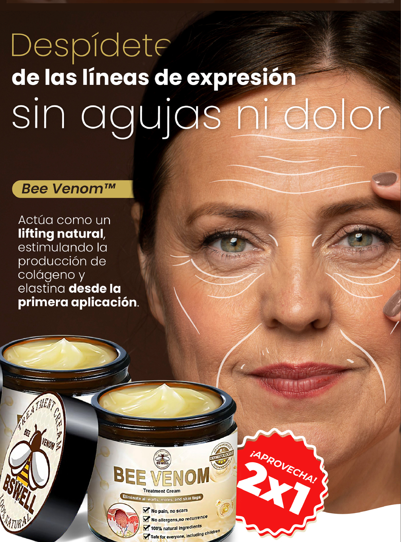 BEE VENOM | ELIMINA LÍNEAS DE EXPRESIÓN EN 7 DÍAS