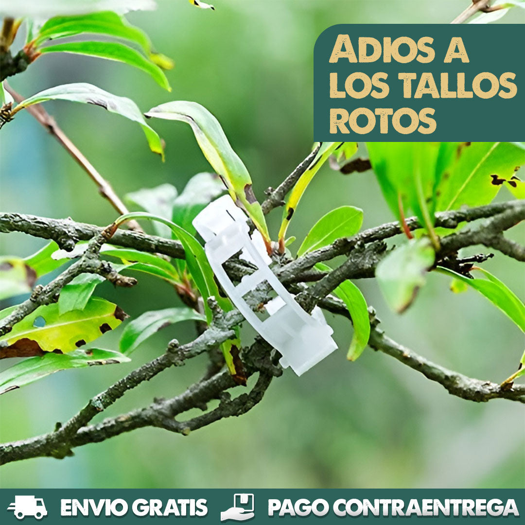 GrowGrip - Soporte de Jardinería Reutilizable X100 UNIDADES