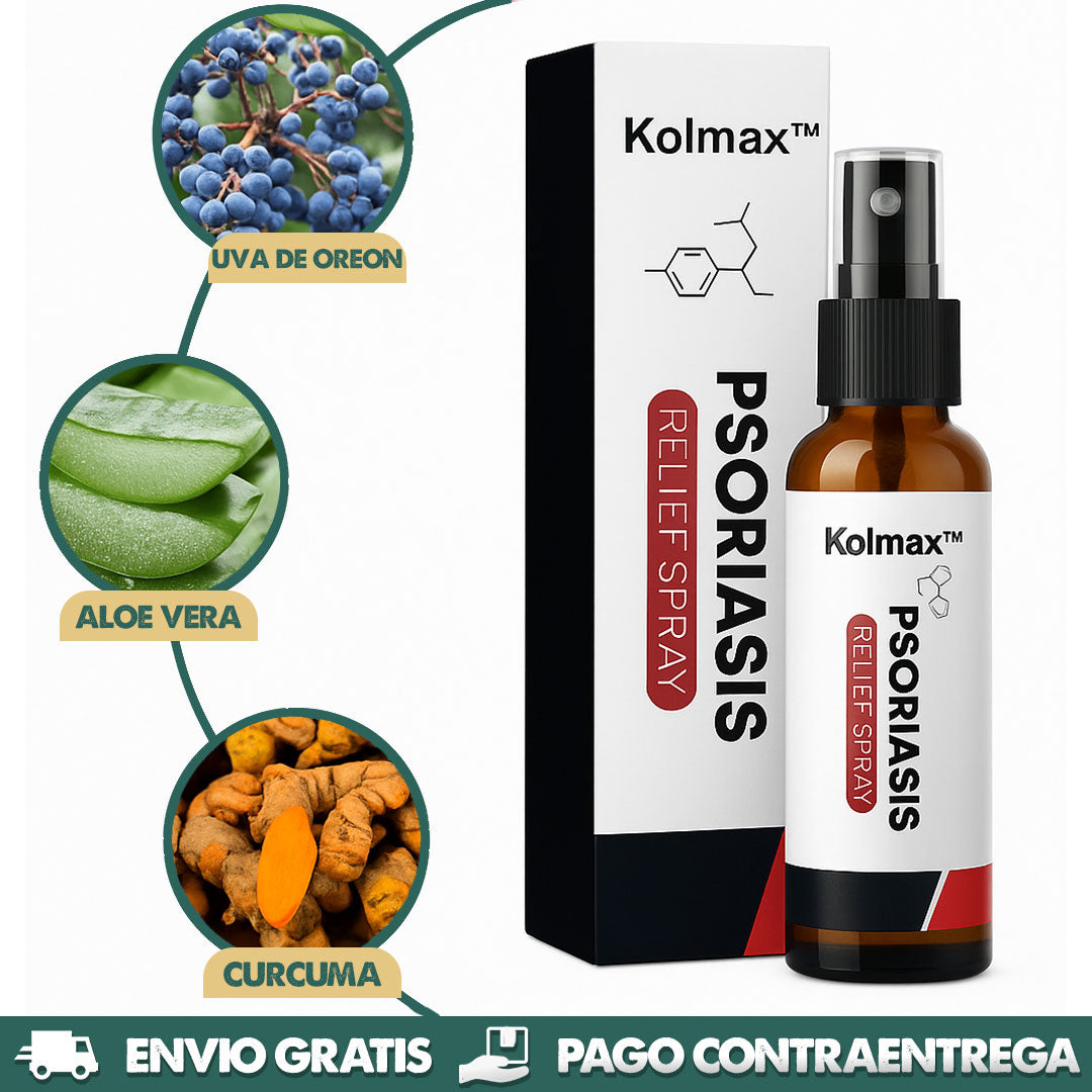 SPRAY PSORIASIS X2 UNIDADES | ALIVIO RÁPIDO DE PICAZÓN Y ARDOR