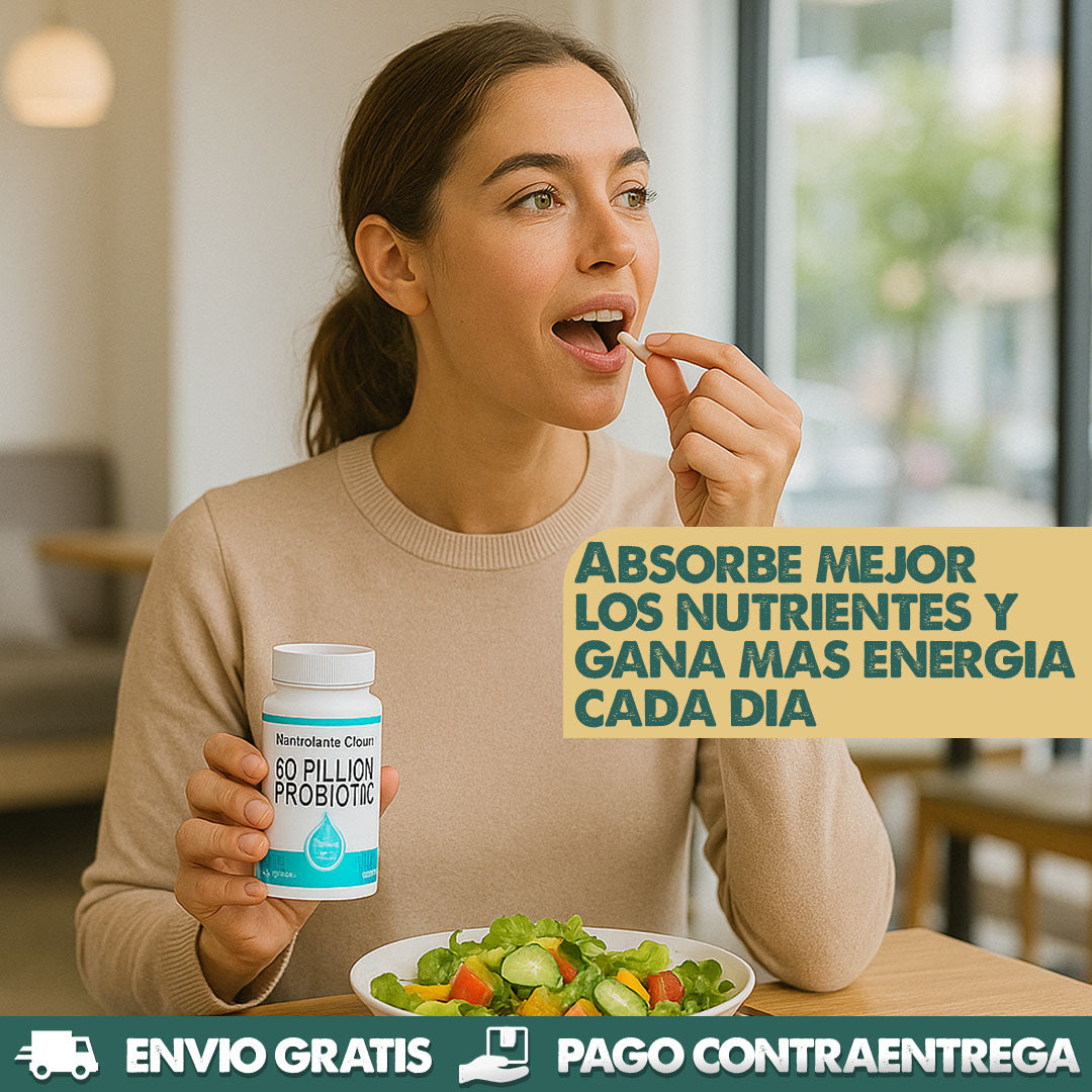 60 Billion Probiotic | Digestión más ligera