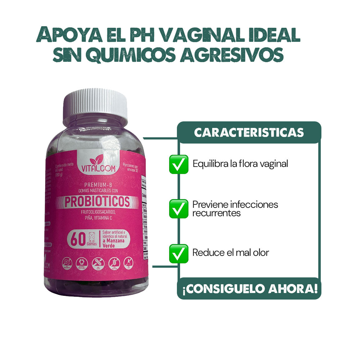 Gomas Probióticos | Mejora la digestión