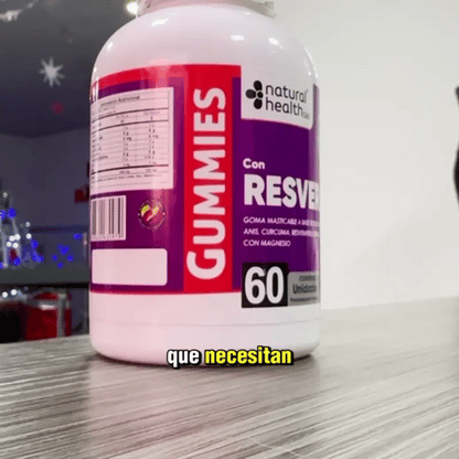 Gomitas Resveratrol X60unds | Cuida la salud de tu corazón
