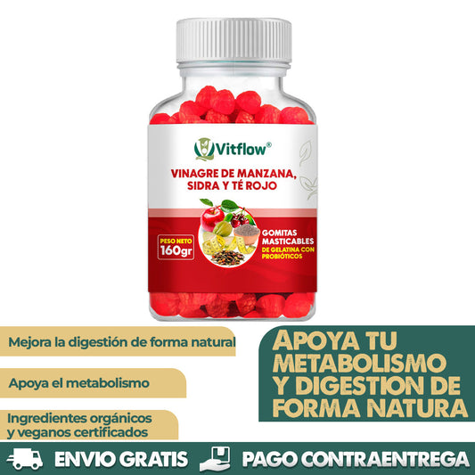 Vitflow Gummies | Gomitas de Vinagre de Manzana para el Metabolismo