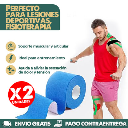 Kinesiotape X2 UNDS – Soporte que te deja moverte
