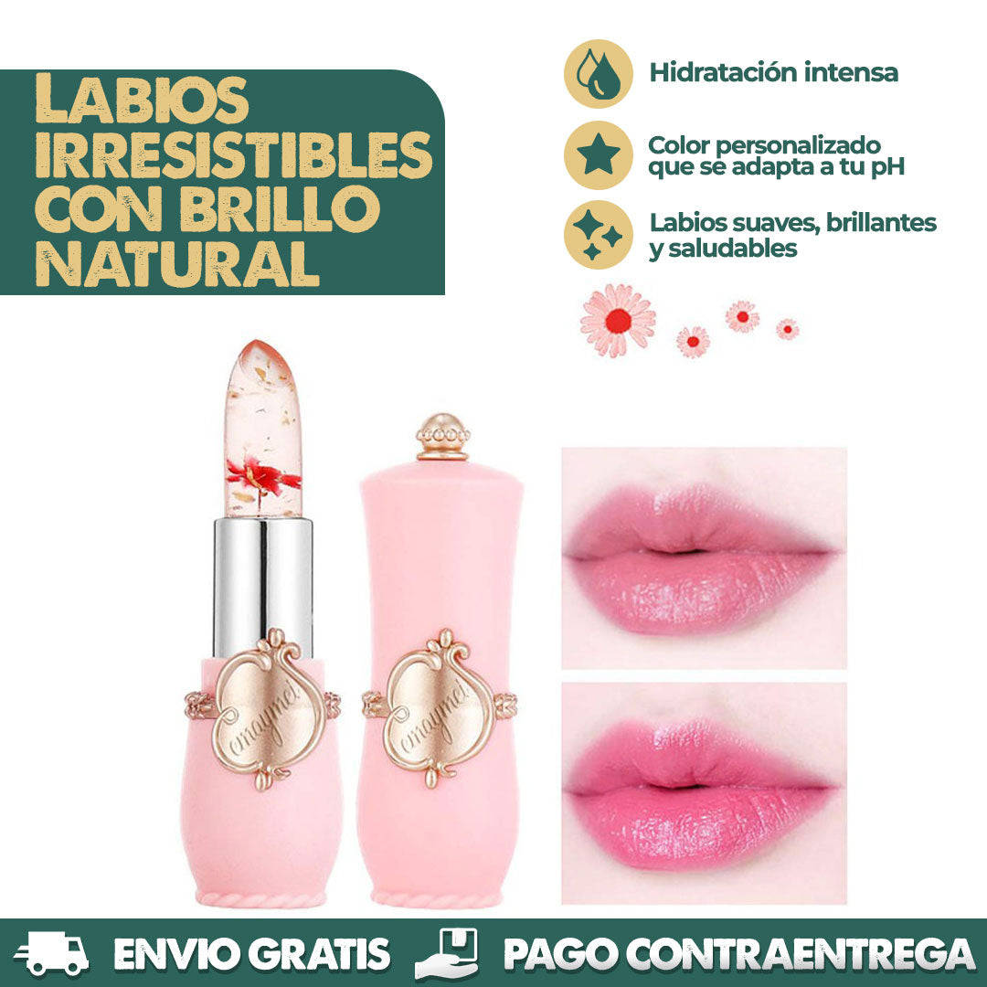 Flower Lips | Dale brillo a tus labios mientras los hidratas