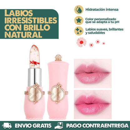 Flower Lips | Dale brillo a tus labios mientras los hidratas