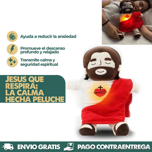 Breathing Jesus – Peluche respirante de paz