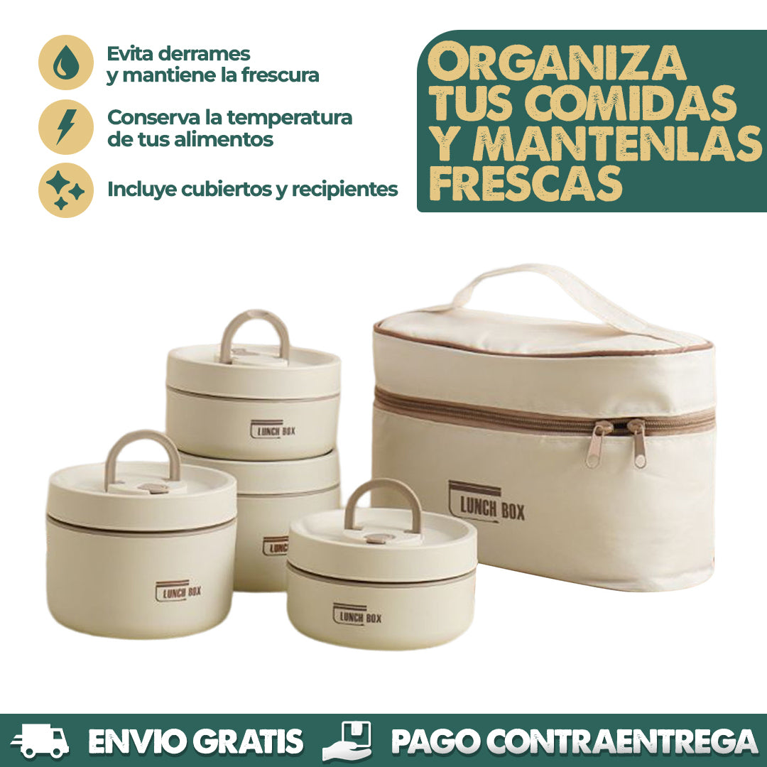 TermoLunch – Set Organizador de Alimentos