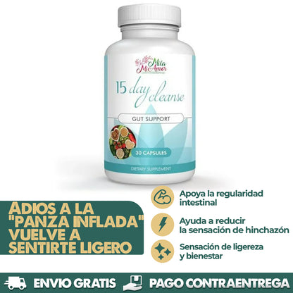 15 DAYS CLEANSE - Duerme lígero y sin panza inflada