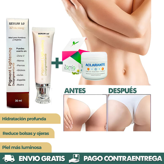 Pigment Lightening + Crema Aclarante | Aclara Zonas Oscuras en 1 SEMANA!