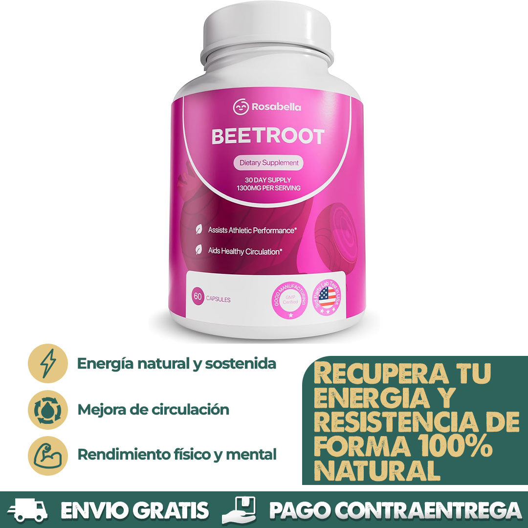 Beetroot capsules | Energía y Resistencia de forma natural