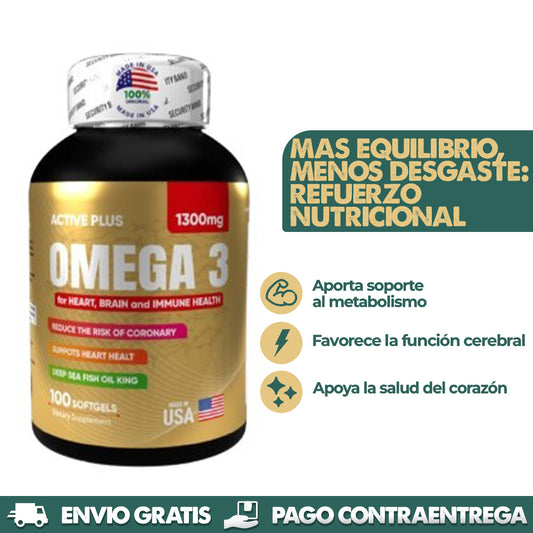 Omega 3, x100 pastas - Salud para tu corazón