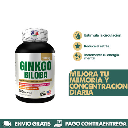 Ginkgo Biloba | Mejora tu foco y concentración