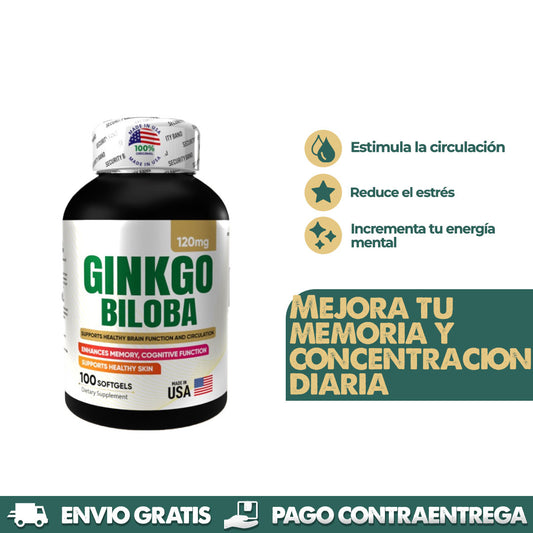 Ginkgo Biloba | Mejora tu foco y concentración