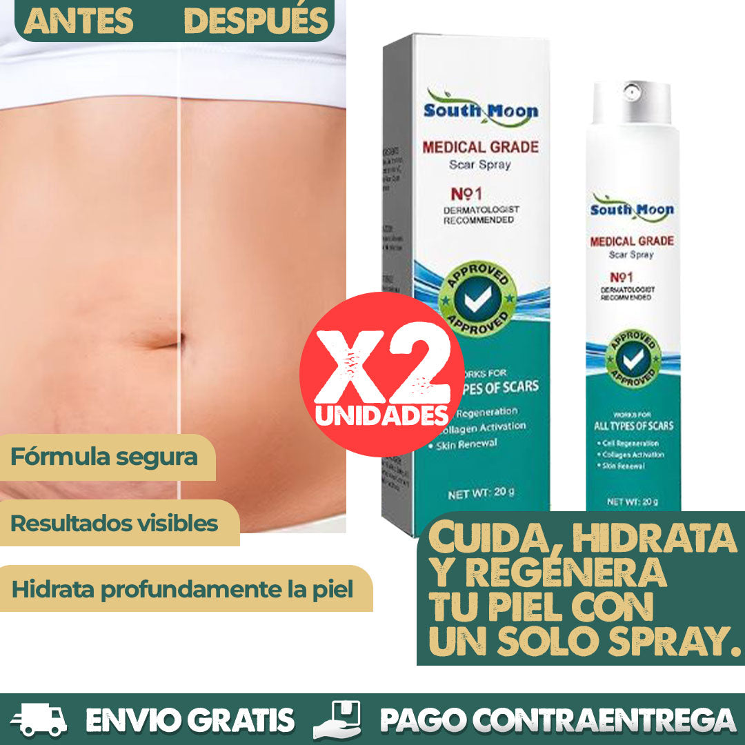 South Moon | Spray Elimina Cicatrices en semanas!