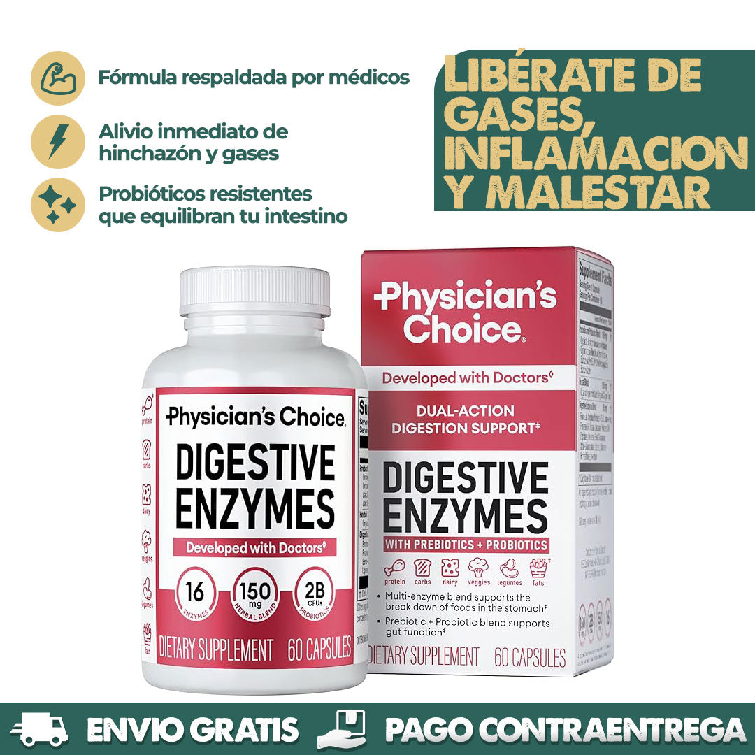 Digestive Enzymes | Desinflama y libérate del malestar