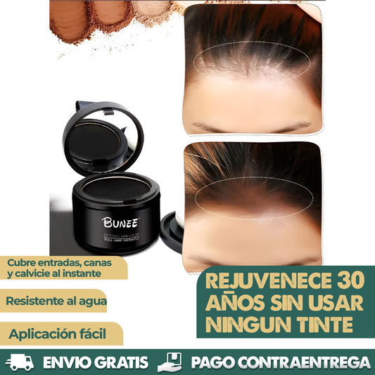 Bunee Corrector Capilar | Cubre entradas, canas y calvicie al instante