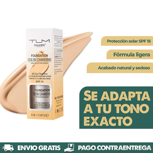 FOUNDATION COLOR CHANGING | Base líquida que se ajusta a tu piel