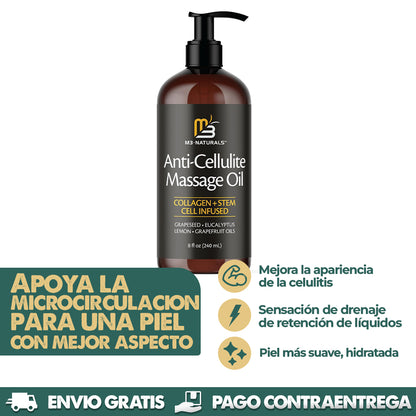 Anti-Celullite Massage Oil - Elimina la celulitis