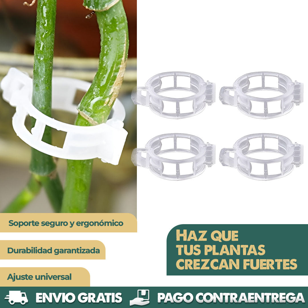 GrowGrip - Soporte de Jardinería Reutilizable X100 UNIDADES