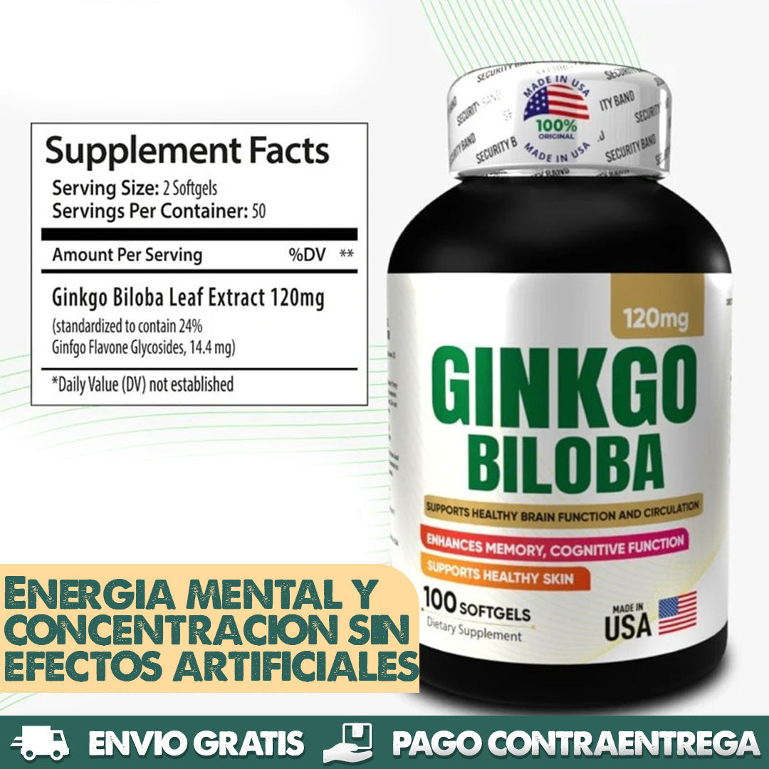 Ginkgo Biloba | Mejora tu foco y concentración