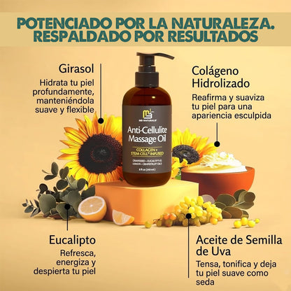 Anti-Celullite Massage Oil - Elimina la celulitis