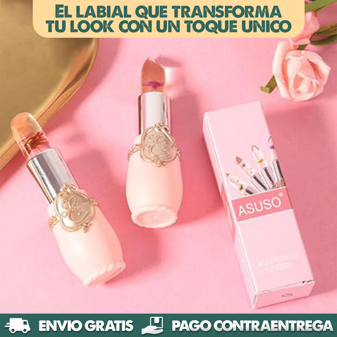 Flower Lips | Dale brillo a tus labios mientras los hidratas