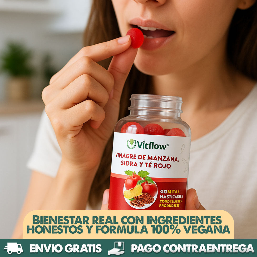 Vitflow Gummies | Gomitas de Vinagre de Manzana para el Metabolismo