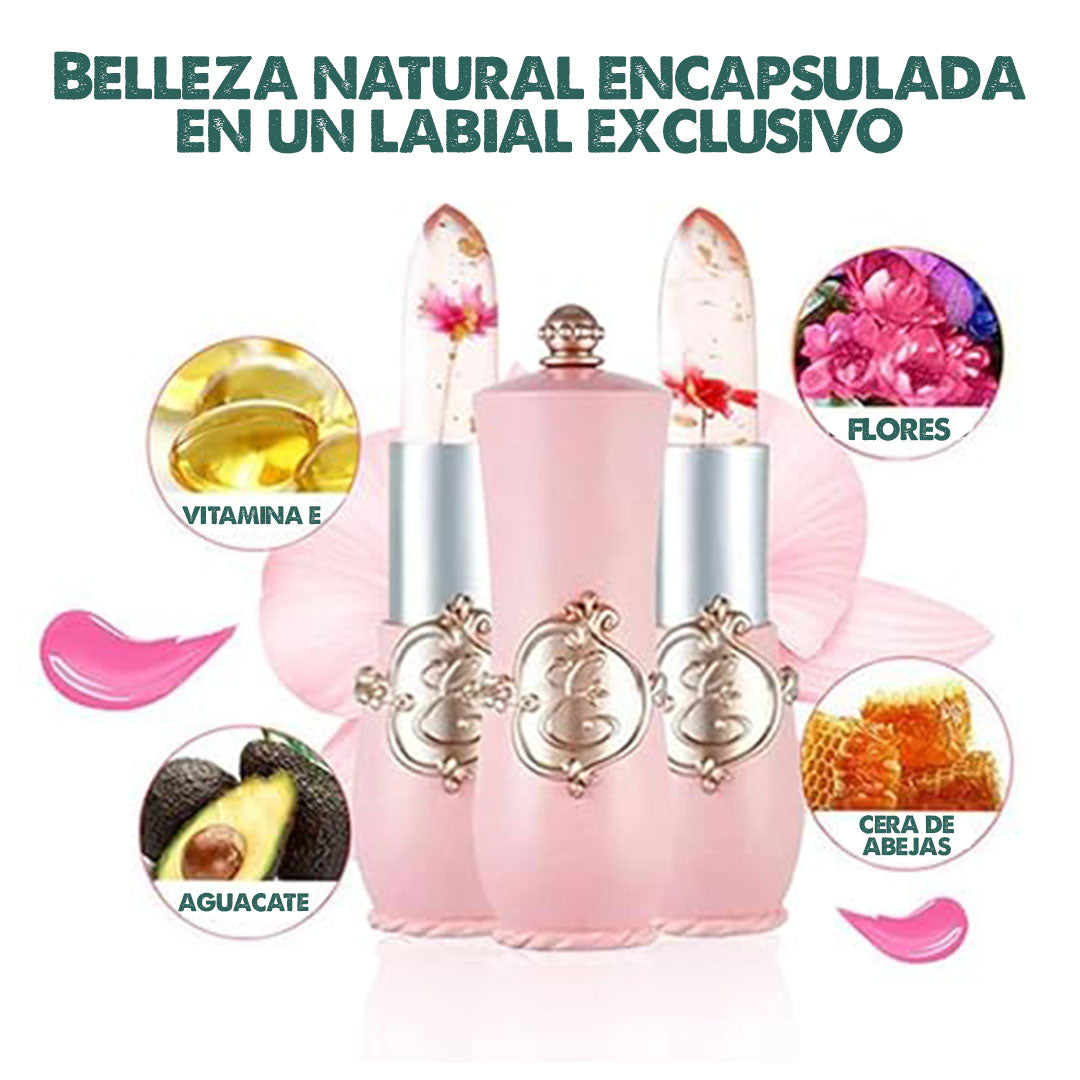 Flower Lips | Dale brillo a tus labios mientras los hidratas