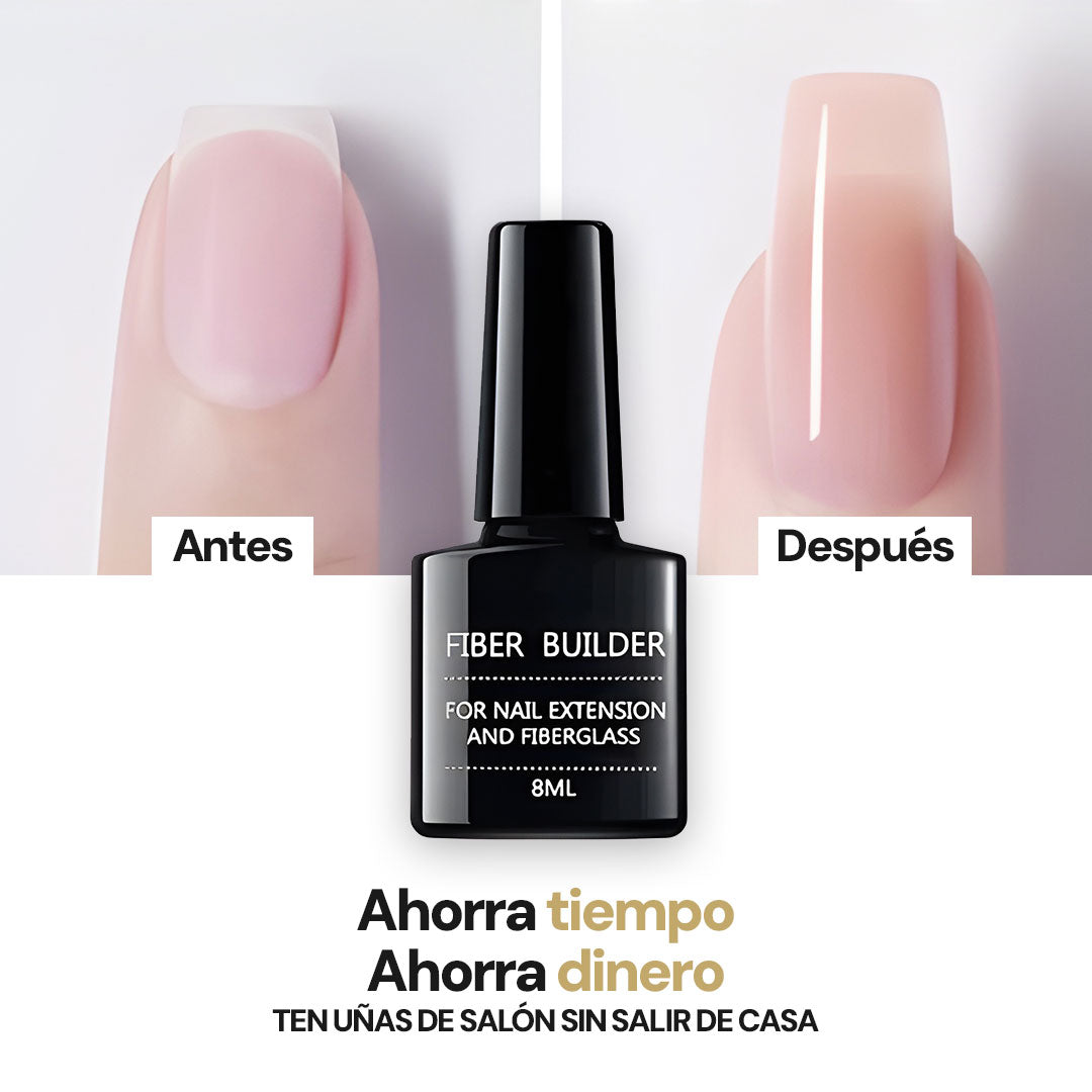 Nail Extension Pro Kit | Gel + Lámpara + Fibra de Vidrio X10