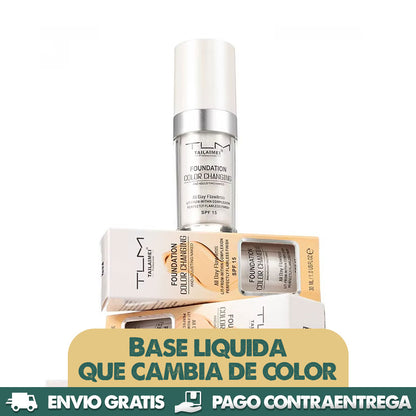FOUNDATION COLOR CHANGING | Base líquida que se ajusta a tu piel